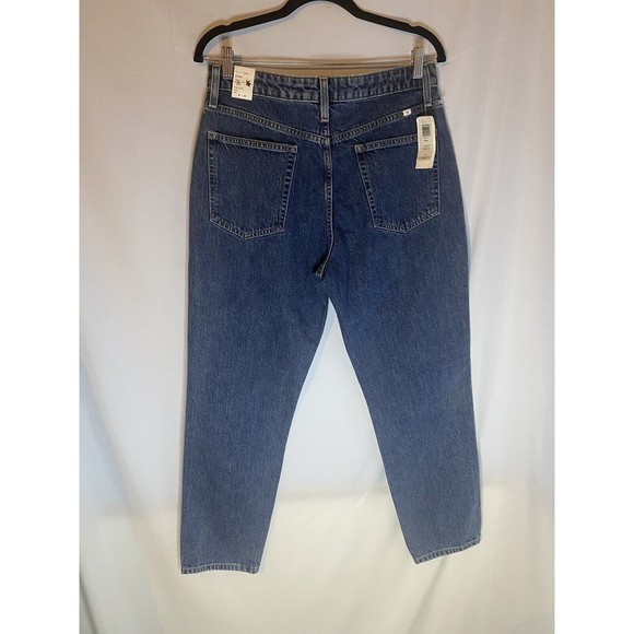 Aritzia Sunday Best Zola High Rise Mom Jean Medium Wash Size 12 NWT - Picture 2 of 6
